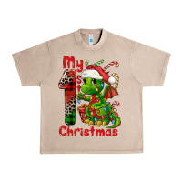 French Oak my first christmas dragon Urban Heavy Tee - FaDigitalArtStudio
