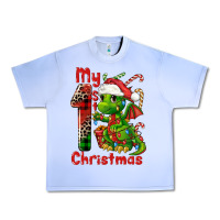 Grape Ice my first christmas dragon Urban Heavy Tee - FaDigitalArtStudio