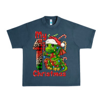 My First Christmas Dragon Urban Heavy Tee | Teevron