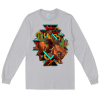 Moon Dust aztec rodeo cowboy christmas Long Sleeve Tee - JahusDesignShop
