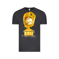 Vintage Black baseball throphy cup fa element Vintage Tee - FaDigitalArtStudio