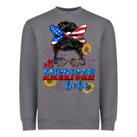 Storm All American Babe 4th of July Heavyweight Sweatshirt - CowGirlArtShop