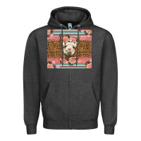 Llama And Roses Glitter Zipper Hoodie | Teevron