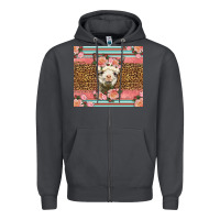 Smoke llama and roses glitter Zipper Hoodie - LillyAllenDesigns
