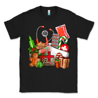 Black nurse  and christmas Classic Tee - AdoDesignShop
