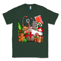 Sports Green nurse  and christmas Classic Tee - AdoDesignShop