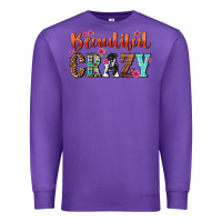 Purple beautiful crazy Premium Sweatshirt - NancyCooperArtShop