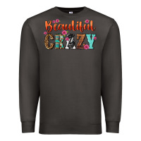 Smoke beautiful crazy Premium Sweatshirt - NancyCooperArtShop