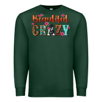 Sports Green beautiful crazy Premium Sweatshirt - NancyCooperArtShop
