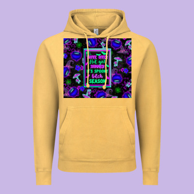 Move Over Hot Girl Summer It's Spooky Bitch Season Vintage Hoodie Designed By Texasbilliewilder