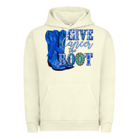 Pigment Pistachio give cancer the boot colon cancer blue ribbon nca Urban Hoodie - NancyCooperArtShop