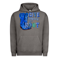 Pigment Tornado give cancer the boot colon cancer blue ribbon nca Urban Hoodie - NancyCooperArtShop