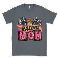 Charcoal Heather racing mom with racing oto equipment Classic Tee - AdoDesignShop
