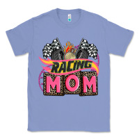 Colony Blue racing mom with racing oto equipment Classic Tee - AdoDesignShop