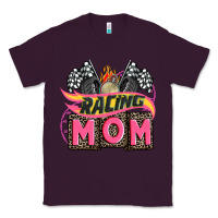 Plum racing mom with racing oto equipment Classic Tee - AdoDesignShop