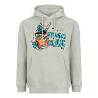 Moon Dust staying alive Heavyweight Hoodie - MaliasSmallBusiness