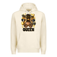 Tofu birthday queen afro messy bun Premium Hoodie - Artiststas