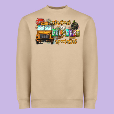 Student Delivery Specialist Heavyweight Sweatshirt Designed By Cowhidedigitalart