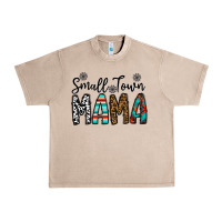 French Oak small town mama Urban Heavy Tee - CowhideDigitalArt