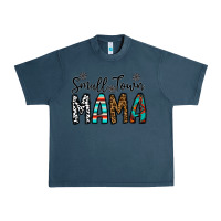 Midnight Navy small town mama Urban Heavy Tee - CowhideDigitalArt