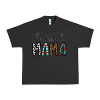 Pigment Black small town mama Urban Heavy Tee - CowhideDigitalArt