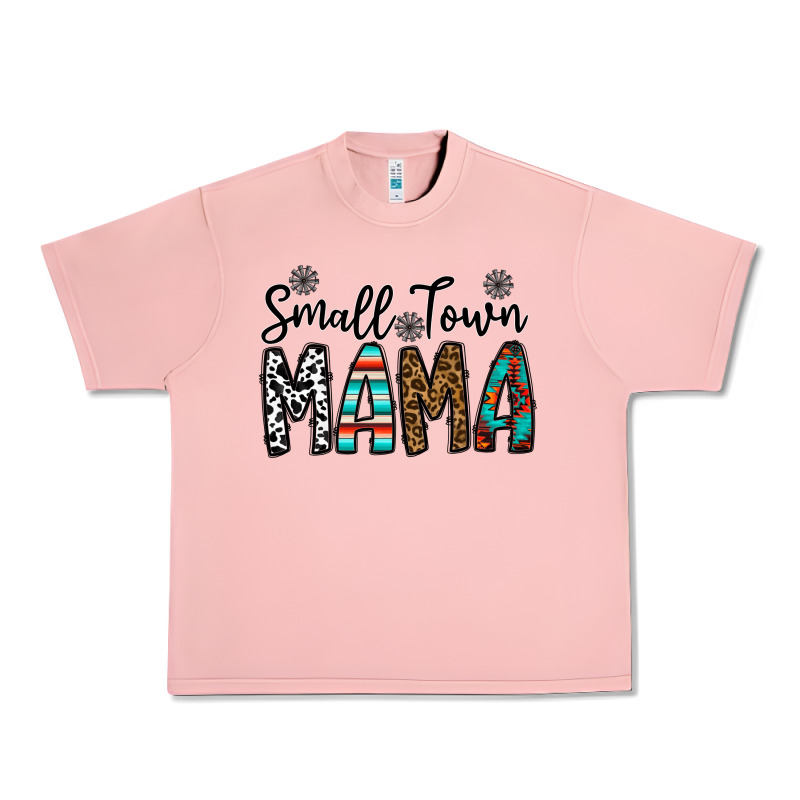 Small Town Mama Urban Heavy Tee by CowhideDigitalArt | Teevron