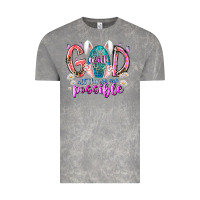 Cloud Rock with god all things are possible Vintage Tee - RacoonDesign