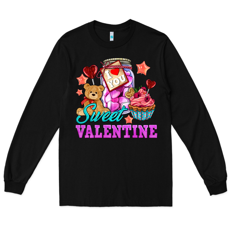 Sweet Valentine Long Sleeve Tee by AdoDesignShop | Teevron