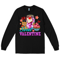 Black sweet valentine Long Sleeve Tee - AdoDesignShop