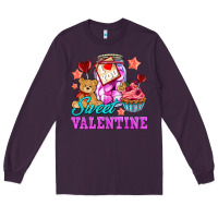 Plum sweet valentine Long Sleeve Tee - AdoDesignShop