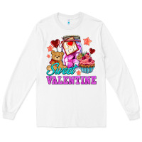 White sweet valentine Long Sleeve Tee - AdoDesignShop