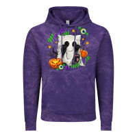 Cloud Purple My Cat Is My Boo Vintage Hoodie - texasbilliewilder