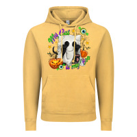 Vintage Mustard My Cat Is My Boo Vintage Hoodie - texasbilliewilder