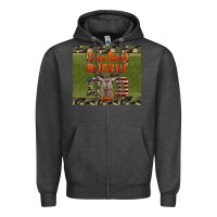 Charcoal Heather Best Bucking Dad Ever Zipper Hoodie - LillyAllenDesigns