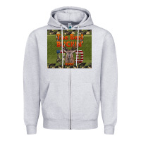 Heather Grey Best Bucking Dad Ever Zipper Hoodie - LillyAllenDesigns