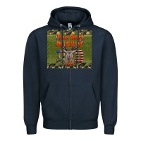 Navy Best Bucking Dad Ever Zipper Hoodie - LillyAllenDesigns