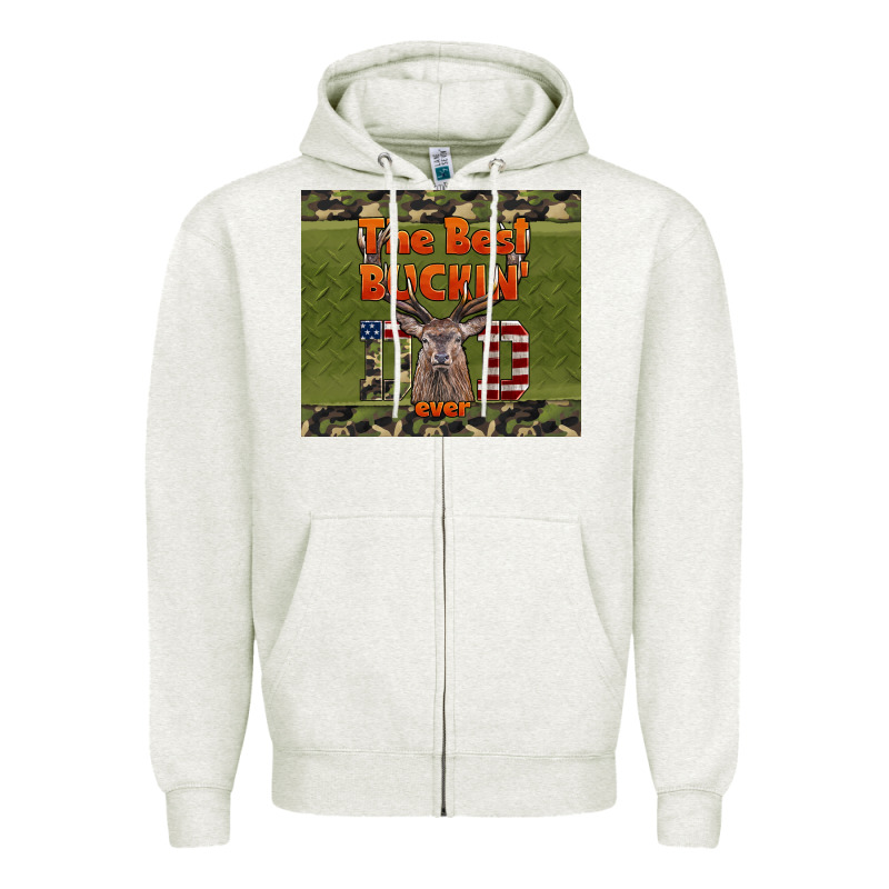 Best Bucking Dad Ever Zipper Hoodie by LillyAllenDesigns | Teevron