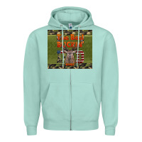 Seafoam Best Bucking Dad Ever Zipper Hoodie - LillyAllenDesigns