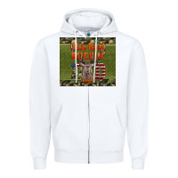 White Best Bucking Dad Ever Zipper Hoodie - LillyAllenDesigns