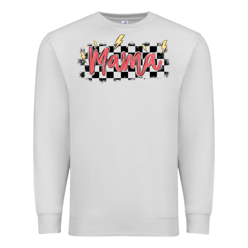 Checkered Mama Premium Sweatshirt by MaliasSmallBusiness | Teevron
