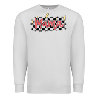 Dove Grey checkered mama Premium Sweatshirt - MaliasSmallBusiness