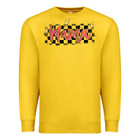 Lemon checkered mama Premium Sweatshirt - MaliasSmallBusiness