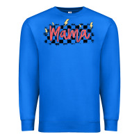 True Royal checkered mama Premium Sweatshirt - MaliasSmallBusiness