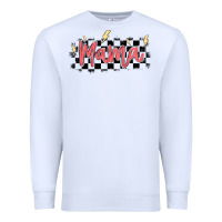 White checkered mama Premium Sweatshirt - MaliasSmallBusiness