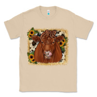 Mushroom red angus cowhide sunflower Classic Tee - JahusDesignShop