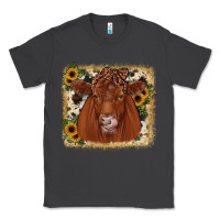 Smoke red angus cowhide sunflower Classic Tee - JahusDesignShop