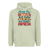 Matcha may the booty get fatter & the belly Heavyweight Hoodie - MaliasSmallBusiness