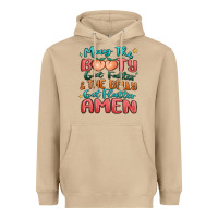 Mushroom may the booty get fatter & the belly Heavyweight Hoodie - MaliasSmallBusiness