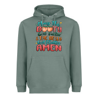 Sage may the booty get fatter & the belly Heavyweight Hoodie - MaliasSmallBusiness