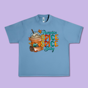 Pumpkin Spice Baby Urban Heavy Tee Designed By Racoondesign
